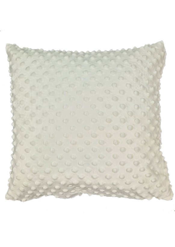 Povlak na polštář 40x40 na zip Minky smetanový