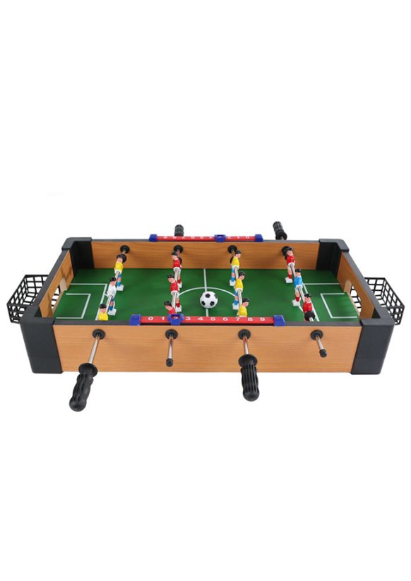 Play Today fotbal stolní 40,5x22x7cm 6 proti 6 + 2ks míčky v krabičce dřevěný
