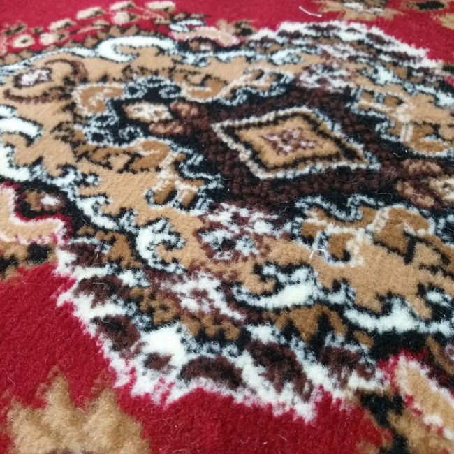 Kusový koberec ALFA červený  06