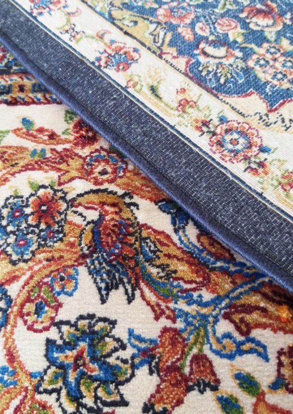 Kusový koberec QUM SILK 11 - modrý