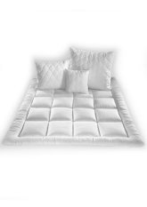 Antialergická přikrývka 140x220 Duo 1540g bílá prošitá 4sleep