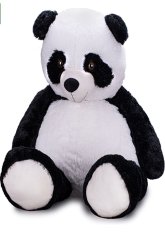 Plush Friends panda plyšová 135cm 0m+ bíločerná Plush Friends panda plyšová 135cm 0m+ bíločerná
