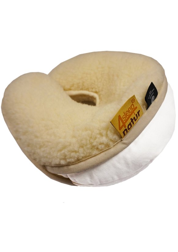 Podkova, polštář na zip z ovčí vlny 