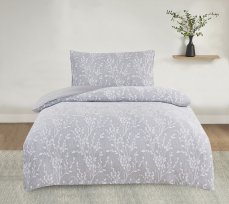 Žakárové povlečení Boston 140x200+70x90 - šedý