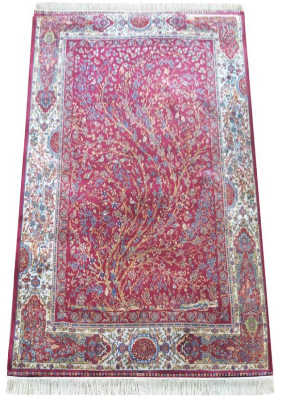 Kusový koberec QUM SILK 11 - červený