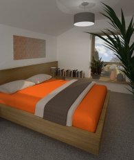 Prostěradlo froté 90x200 s gumičkou pomerančové 4sleep Prostěradlo froté 90x200 s gumičkou pomerančové 4sleep
