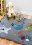 Dětský kusový koberec Cirkus zvířátka barvy šedé 4sleep detail