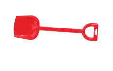 Lopatka na písek 50cm - červená