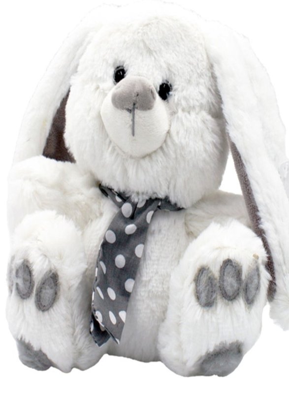 Dětský plyšový zajíček/králíček 20cm bílý