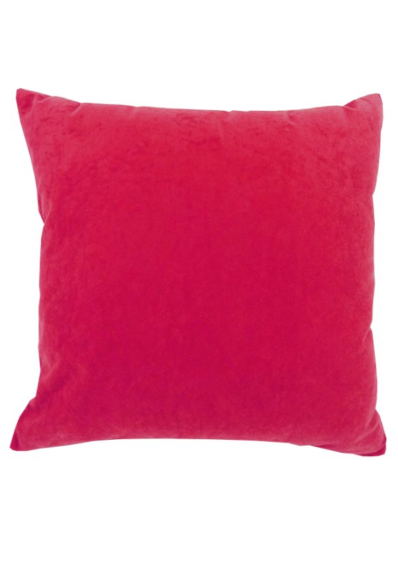 Dekorační povlak na polštářek 40x40cm s zipem suedine pink 415