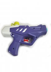 Vodní dětská pistolka 20cm barvy fialovo/bílé