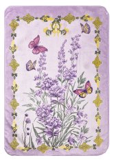 Mikrovlákno utěrka 40x60cm Levandulová louka fialová