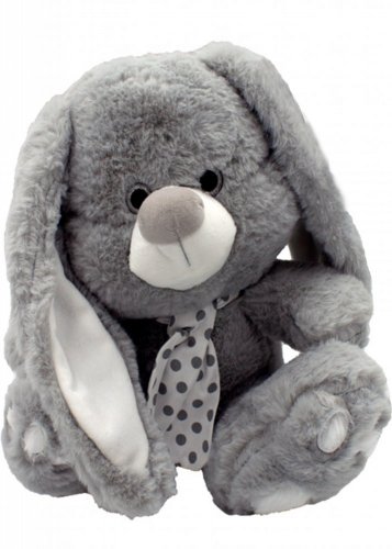 Dětský plyšový králíček/zajíček šedý 20cm