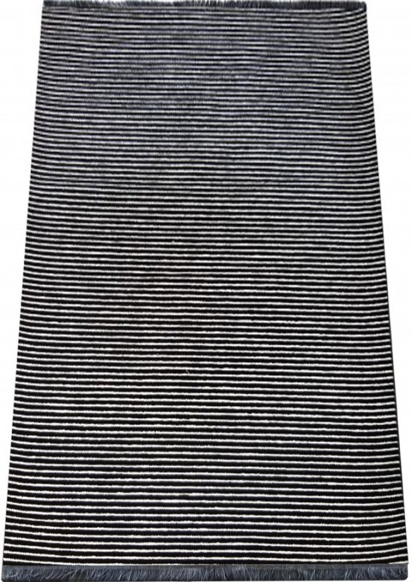 Kusový koberec DIAMOND 01 černo-bílý