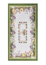 Velikonoční ubrus 30x45cm - Ovečky zelená