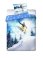 Bavlněné dětské povlečení s motivem Snowboard 140x200+70x90