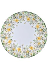 Krásný ubrus s motivem rozkvetlých kopretin o průměru 120cm. Krásný ubrus s motivem rozkvetlých kopretin o průměru 120cm.