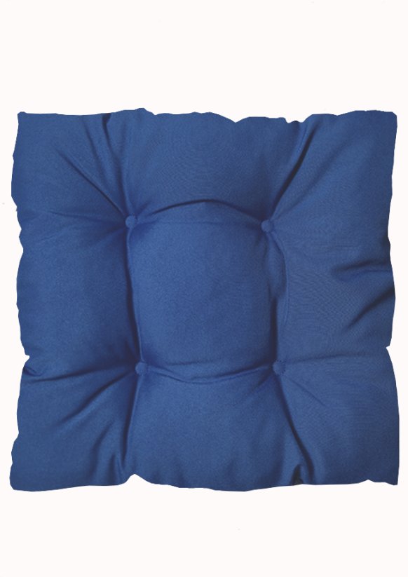 Podsedák na židli 45x45cm Bella - tmavě modrá