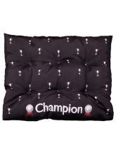 Pelíšek pro psa L 60x50cm Champion - stříbrný