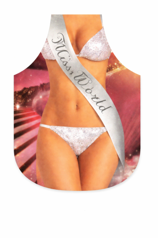 Kuchyňská zástěra 55x72cm - Miss world