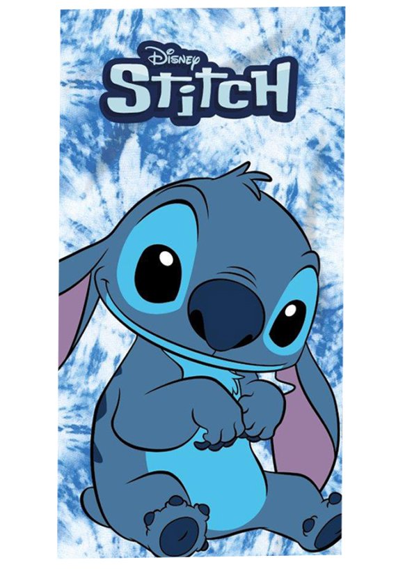 Dětská froté osuška 70x140cm Disney - Stitch modrý
