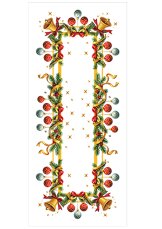 Vánoční ubrus/prostírání 30x45cm - Baňky Vánoční ubrus/prostírání 30x45cm - Baňky