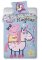 Dětské povlečení peppa pig jednorožec 140x200+70x90cm