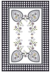 Ubrus/prostírání 30x45cm - srdce folk Ubrus/prostírání 30x45cm - srdce folk