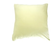 Povlak na polštář 40x40cm jednobarevný smetanový ze 100% bavlny