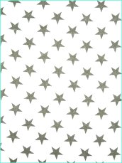 Plena, osuška 90x100cm hvězdy šedé ze 100% bavlny