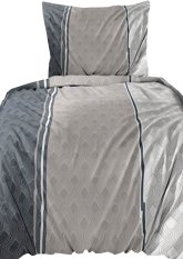 Flanelové povlečení 140x200 + 70x90 - Geometrické tvary šedo/béžové na zip Flanelové povlečení 140x200 + 70x90 - Geometrické tvary šedo/béžové na zip