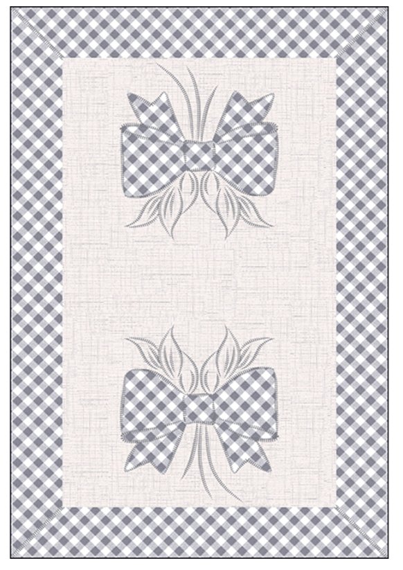 Ubrus/prostírání 30x45cm - mašle béžová