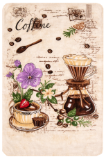 Mikrovlákno utěrka 40x60cm Coffee karafa a jahoda Mikrovlákno utěrka 40x60cm Coffee karafa a jahoda