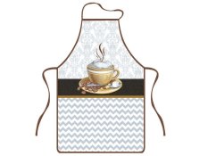 Kuchyňská zástěra - Capucino kostka cukru
