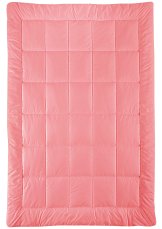 Přikrývka ovčí vlna Poly 155x220cm - 1800g růžový sypek jednobarevná