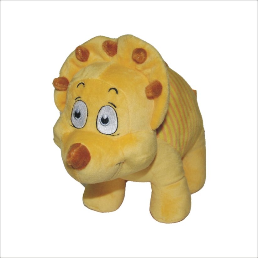 Dětský plyšák Dinosaur Sluničko žlutý 36 cm 