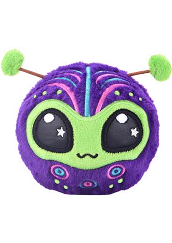 Bouncibles Zoggo plyšový 8cm ufónek fialový