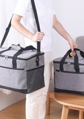 Chladící taška/box šedá 16L na rameno nebo do ruky Chladící taška/box šedá 16L na rameno nebo do ruky