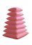 Přírodní polštář Eco 100% peří 70x90cm na spaní růžová sypka 1100g