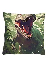 Povlak na polštář 40x40 na zip velur tyranosaurus