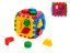Kostka plastová vkládačka 12cm geometrické tvary 12m+ v síťce