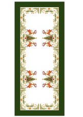 Vánoční ubrus /prostírání 30x45cm - Jeleni Vánoční ubrus /prostírání 30x45cm - Jeleni