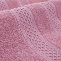 Sada froté ručníků a osušky Odessa 100% ba - růžová