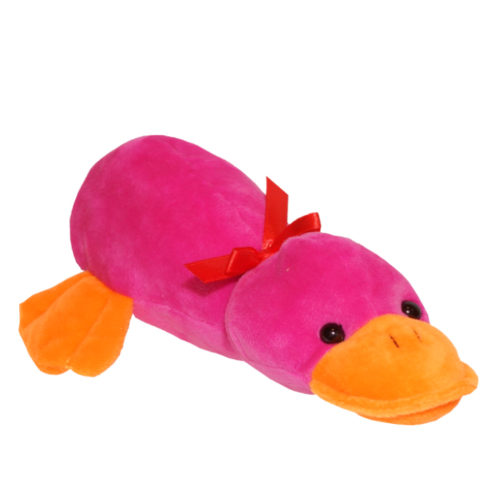 Dětský plyšák Kačenka Balbinka 20cm růžová
