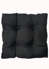 Podsedák na židli 45x45cm Bella - černá