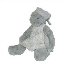 Dětský plyšák medvídek v sukničce 28cm šedý Dětský plyšák medvídek v sukničce 28cm šedý