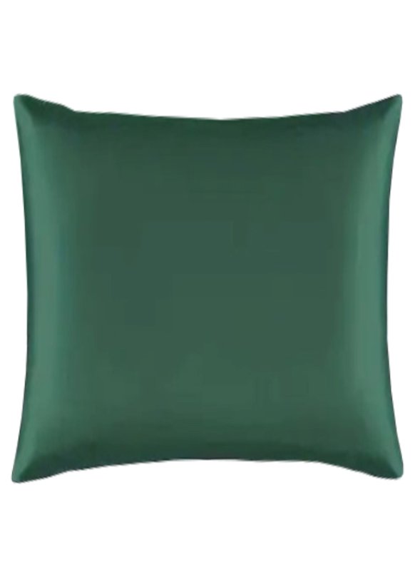 Saténový povlak 40x40cm - zelený