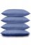 Přírodní polštář Eco 100% prachové drané peří 45x45 500g modrá sypka