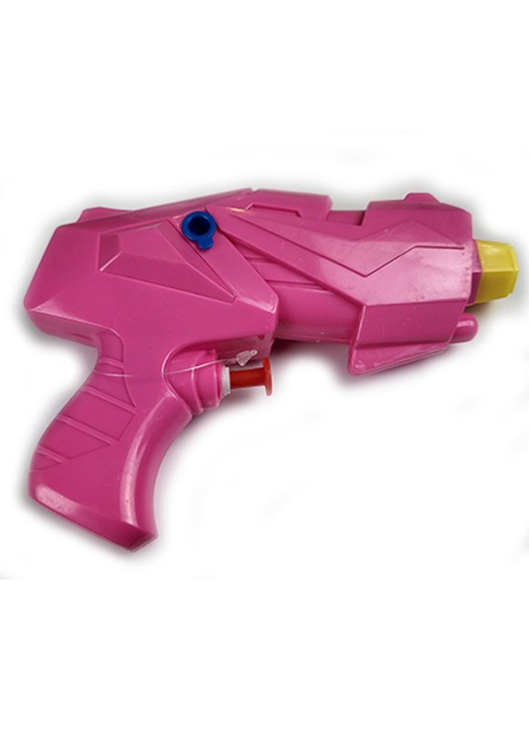 Dětská vodní plastová pistolka o velikosti 15,5cm barvy růžová