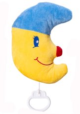 Měsíček plyšový 15cm natahovací hrací strojek Měsíček plyšový 15cm natahovací hrací strojek